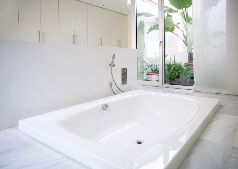 Refinished Bathtub in Modern Bathroom